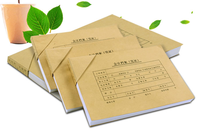 金典A5憑證封面會(huì)計(jì)記賬憑證封皮牛皮紙