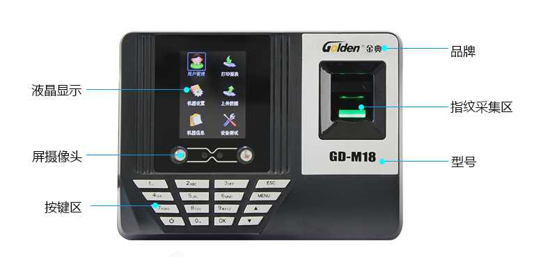 金典考勤機gd-M18